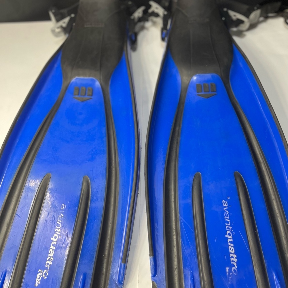 Mares Plana Avanti Quattro + Open Heel Fins Regular Blue and Black